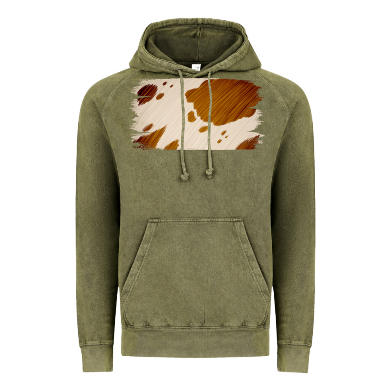 Cowhide Lightbrown Vintage Hoodie by Jasminsmagicworld | Teevron