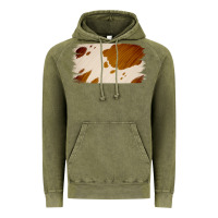 Vintage Olive Cowhide Lightbrown Vintage Hoodie - Jasminsmagicworld