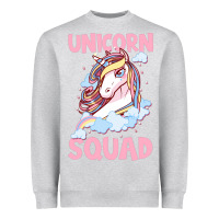 Heather Grey Unicorn Squad Heavyweight Sweatshirt - Bettercallsaul