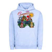 Pigment Grape Ice summer gnomes  truck Urban Hoodie - CowhideDigitalArt