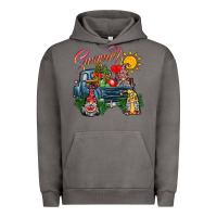 Pigment Tornado summer gnomes  truck Urban Hoodie - CowhideDigitalArt