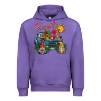 Tulip summer gnomes  truck Urban Hoodie - CowhideDigitalArt
