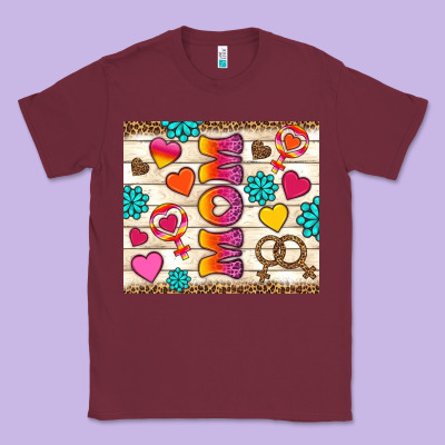Western Lgbtq+ Mom Lesbian Tumbler Classic Tee Designed By Bundleandbundleshop
