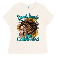 Bone dead inside but caffeinated Ladies Tee - Jasminsmagicworld