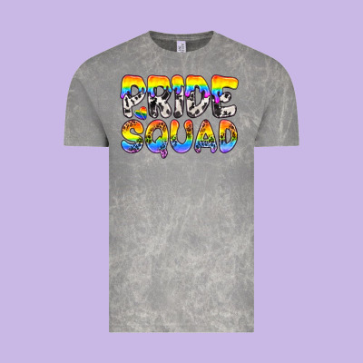 Western Lgbtq+ Pride Squad Vintage Tee Designed By Bundleandbundleshop
