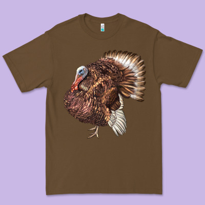 Bourbon Red Turkey Premium Tee Designed By Lillyallendesigns