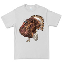 Dove Grey Bourbon Red Turkey Premium Tee - LillyAllenDesigns