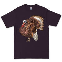 Plum Bourbon Red Turkey Premium Tee - LillyAllenDesigns