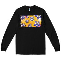 Rocky Mountain Columbine Flower Long Sleeve Tee | Teevron