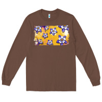 Chestnut Rocky Mountain Columbine Flower Long Sleeve Tee - Bettercallsaul