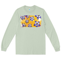 Matcha Rocky Mountain Columbine Flower Long Sleeve Tee - Bettercallsaul