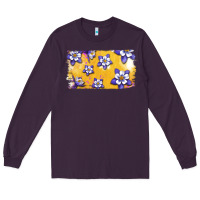 Plum Rocky Mountain Columbine Flower Long Sleeve Tee - Bettercallsaul