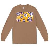 Toasted Coconut Rocky Mountain Columbine Flower Long Sleeve Tee - Bettercallsaul