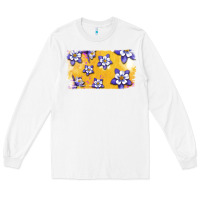 White Rocky Mountain Columbine Flower Long Sleeve Tee - Bettercallsaul