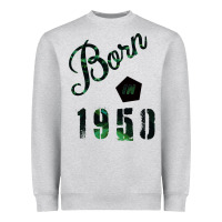 Heather Grey Born In 1950 Heavyweight Sweatshirt - Bettercallsaul