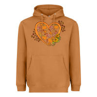 Meerkat Western Autumn Heart Heavyweight Hoodie - FaDigitalArtStudio