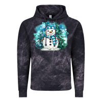 Cloud Black winter snowman Vintage Hoodie - MaliasSmallBusiness