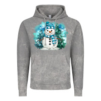 Cloud Rock winter snowman Vintage Hoodie - MaliasSmallBusiness
