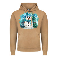 Vintage Camel winter snowman Vintage Hoodie - MaliasSmallBusiness