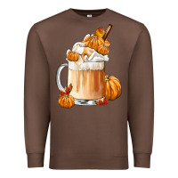 Chestnut Fall Coffee Premium Sweatshirt - FaDigitalArtStudio