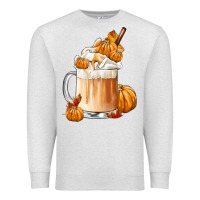Oatmeal Heather Fall Coffee Premium Sweatshirt - FaDigitalArtStudio