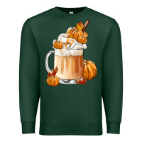 Sports Green Fall Coffee Premium Sweatshirt - FaDigitalArtStudio