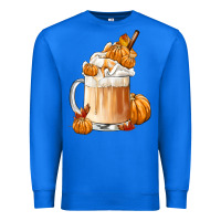True Royal Fall Coffee Premium Sweatshirt - FaDigitalArtStudio