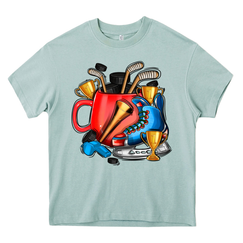 Hockey Coffee Heavy Core Tee by AdoDesignShop | Teevron