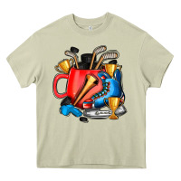 Mossy hockey coffee Heavy Core Tee - AdoDesignShop