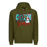 Army Green cozy season Premium Hoodie - OliviaCreatesArt