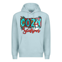 Blue Mist cozy season Premium Hoodie - OliviaCreatesArt