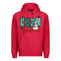 Cardinal cozy season Premium Hoodie - OliviaCreatesArt