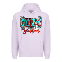 Lilac cozy season Premium Hoodie - OliviaCreatesArt