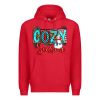 Red cozy season Premium Hoodie - OliviaCreatesArt