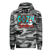 Slate Camo cozy season Premium Hoodie - OliviaCreatesArt