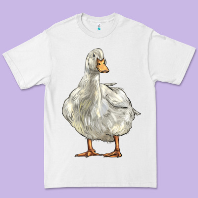 American Pekin Duck Premium Tee Designed By Lillyallendesigns