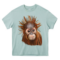 Arona baby orangutan Heavy Core Tee - LillyAllenDesigns