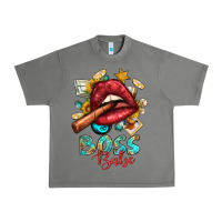 Tornado Western Boss Babe Cigar Lip Urban Heavy Tee - BundleAndBundleShop