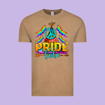 Lgbtq+ Pride Tribe Vintage Tee Designed By Bundleandbundleshop