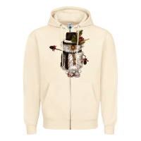 Sandshell snowman gnome Zipper Hoodie - CowGirlArtShop