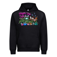 Black happy easter day truck Urban Hoodie - CowhideDigitalArt