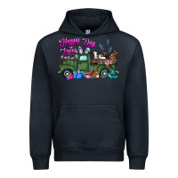 Navy happy easter day truck Urban Hoodie - CowhideDigitalArt