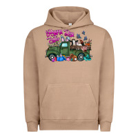 Pigment Burro happy easter day truck Urban Hoodie - CowhideDigitalArt