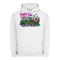 Pigment Lunar Rock happy easter day truck Urban Hoodie - CowhideDigitalArt