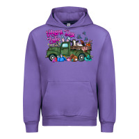 Tulip happy easter day truck Urban Hoodie - CowhideDigitalArt
