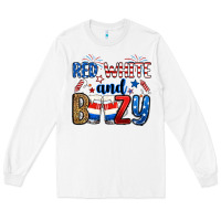 White red white and boozy Long Sleeve Tee - RanaPortraitStore