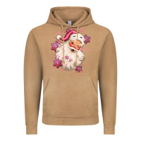 Vintage Camel pink christmas santa claus Vintage Hoodie - MaliasSmallBusiness