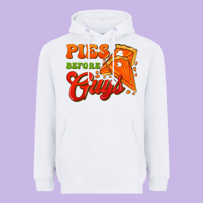 Pies Before Guys Heavyweight Hoodie Designed By Fadigitalartstudio