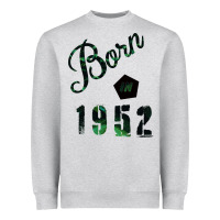 Heather Grey Born In 1952 Heavyweight Sweatshirt - Bettercallsaul