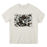 Cream cowhide background Heavy Core Tee - BarkalooDesign